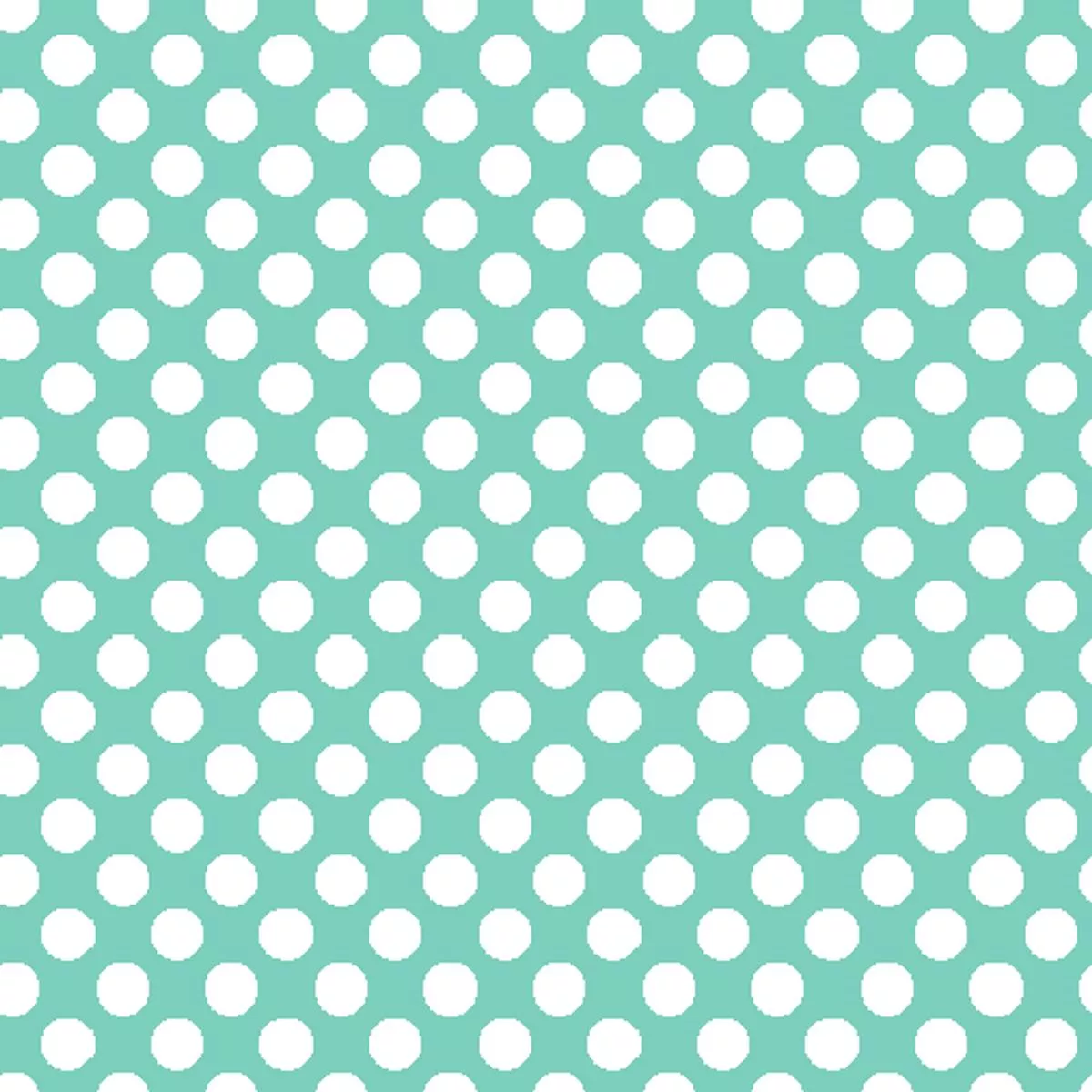 Mini Dots on Teal Fabric
