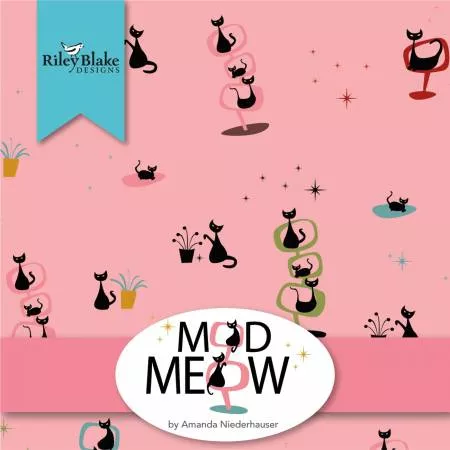 Mod Meow - Fat Quarter Bundle, 24pcs