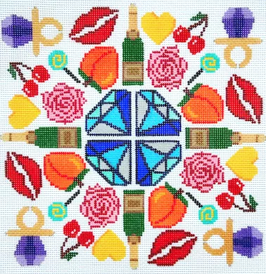 Mopsey Designs – Disco Lemonade Mandala