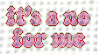 Mopsey Designs – It’s a No For Me