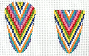 Mopsey Designs – Rainbow V Scissor Case