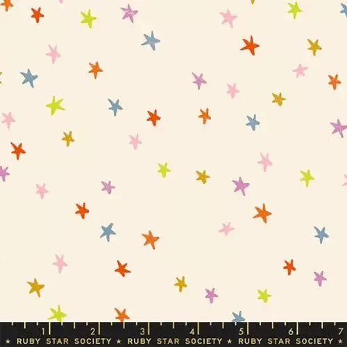 Multi Starry Wideback Cotton Wideback Fabric per yard