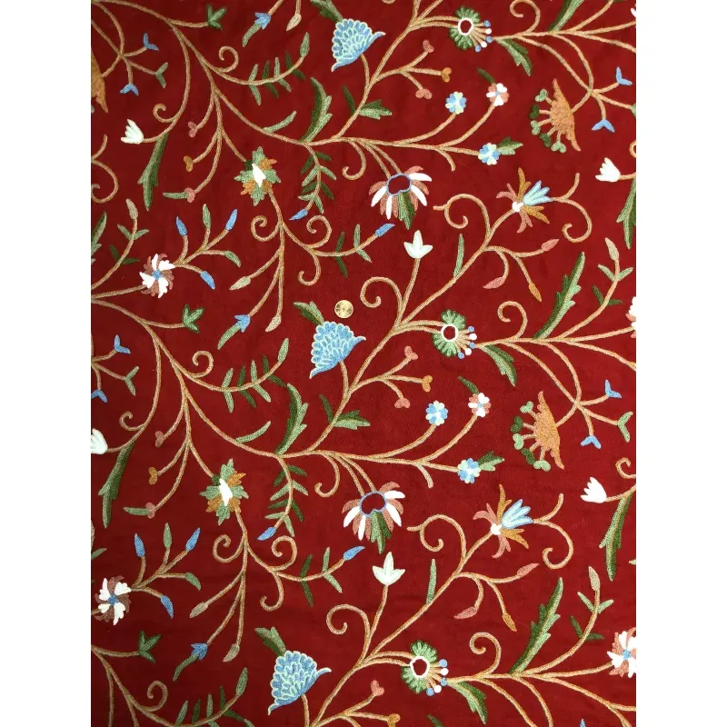 Multicolor Crewel KF-050 Fabric