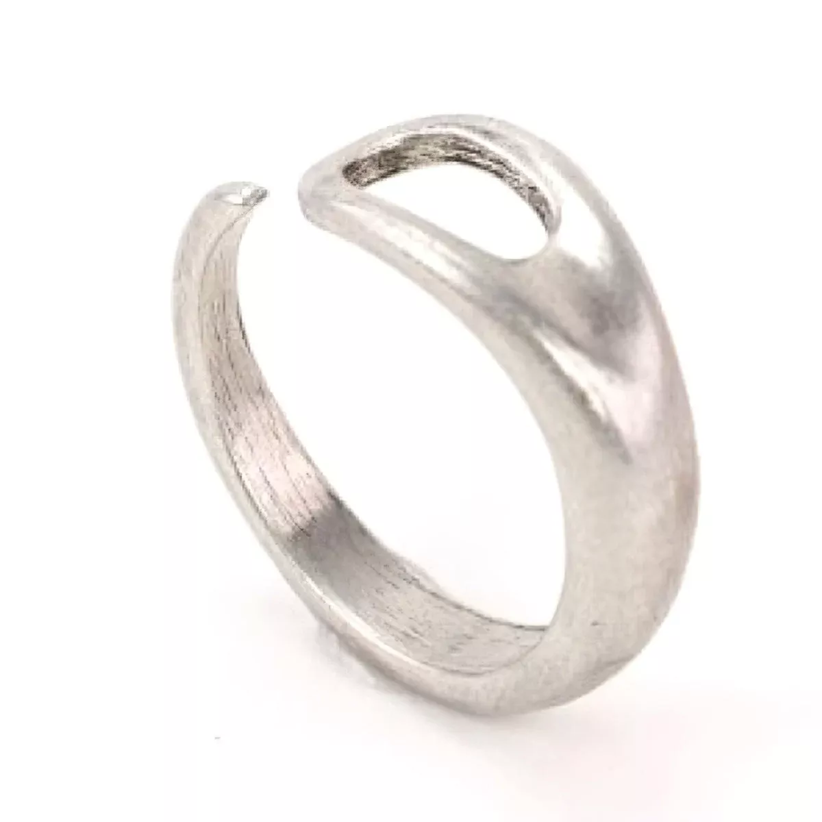 Needle Adjustable Silver Ring