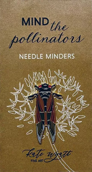 Needle Minder Cicada-- Kate Wyatt Fine Art