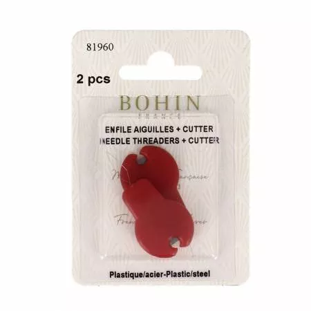 Needle Threader & Cutter 2 ct -- Bohin