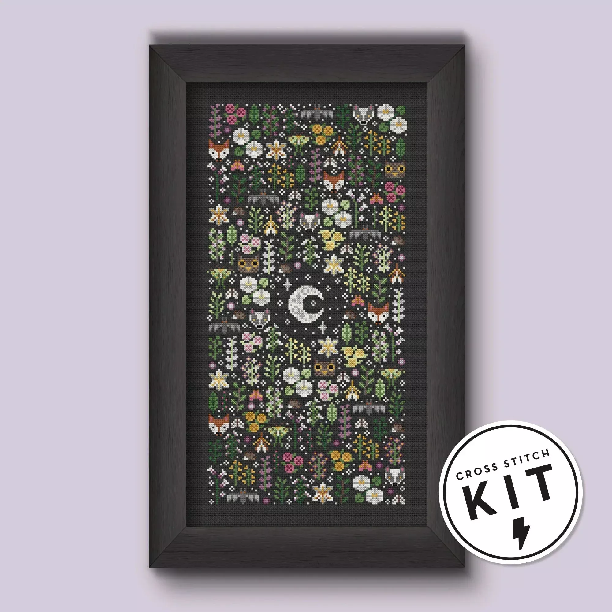 Night Garden Cross Stitch Kit