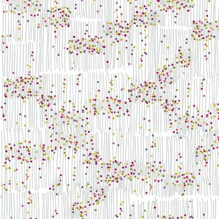 Norma Rose White Texture Dots