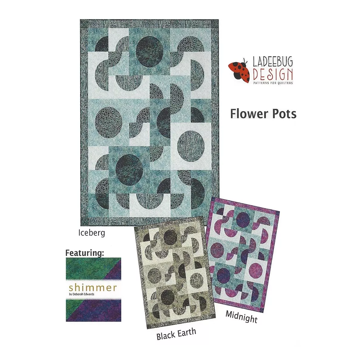 Northcott Pattern Flower Pots