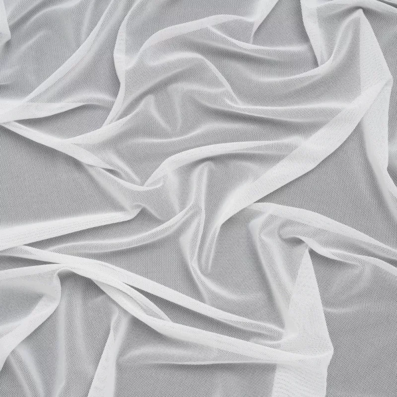 Nylon Stretch Mesh – Off-White – Bernetta Collection