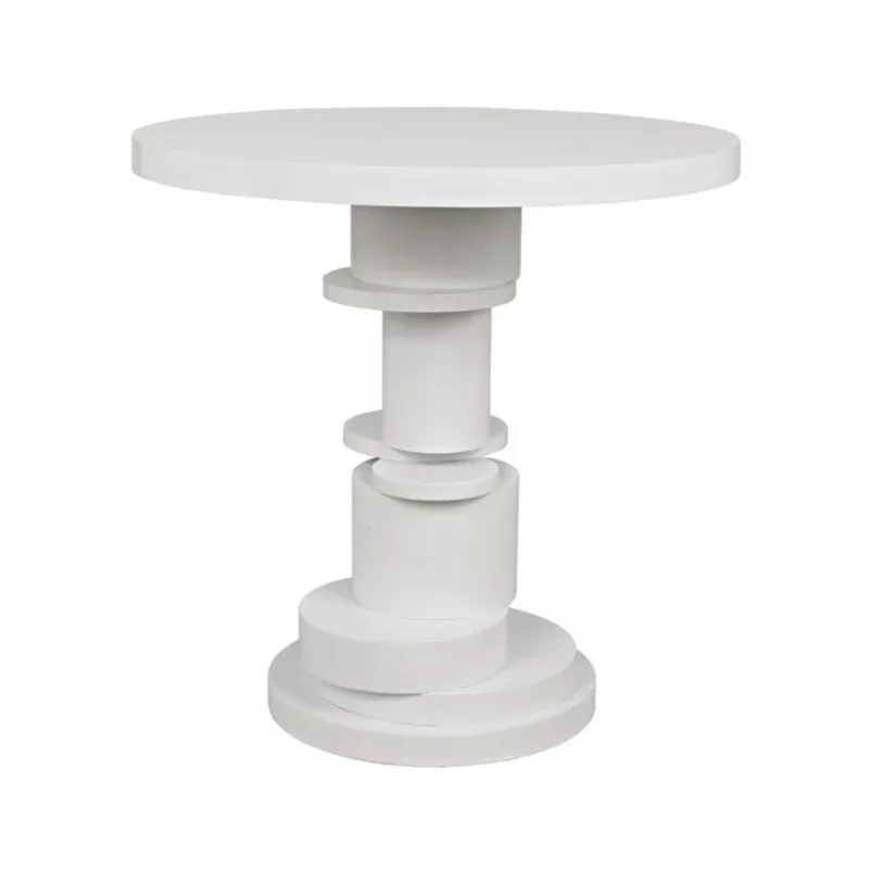 Objik Accent Table|White|Black