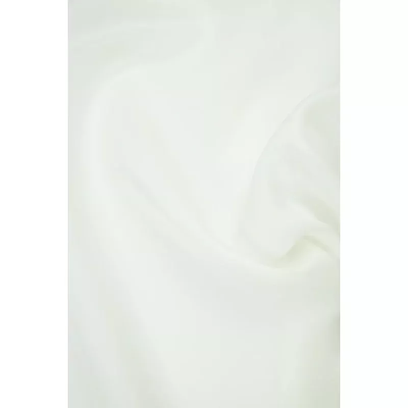 Off White Silk Gazar Fabric