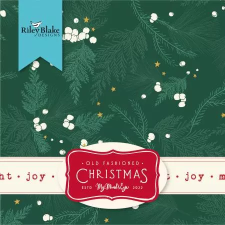 Old Fashioned Christmas 2-1/2in Strips, 40pcs/bundle