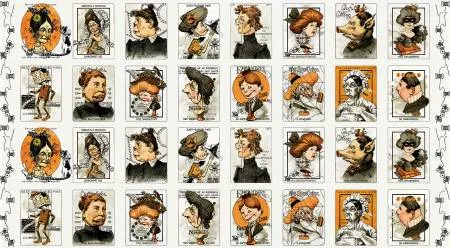 Old Made Cards 36in Panel