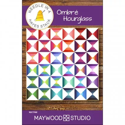 Ombre Hourglass Quilt Pattern (Maywood Studio)
