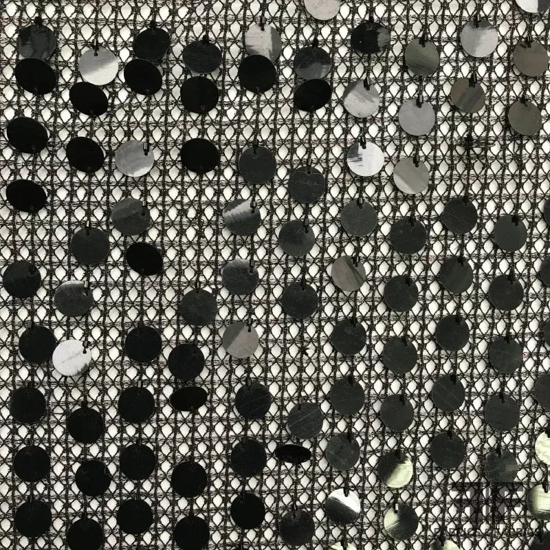 Open Weave Novelty & Sequins – Deep Purple/Grey