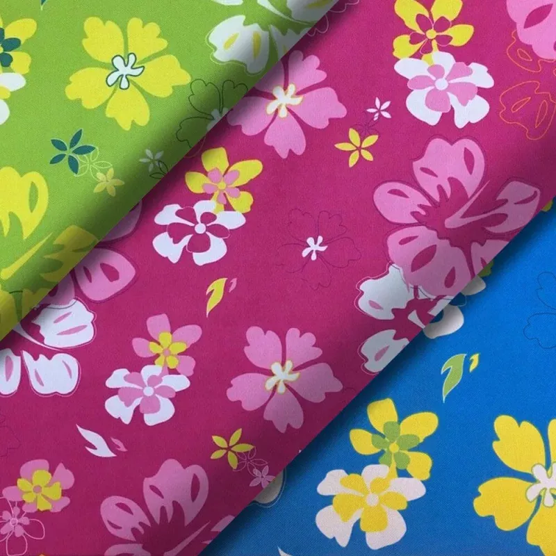 Ottertex Waterproof Canvas – Hibiscus Print