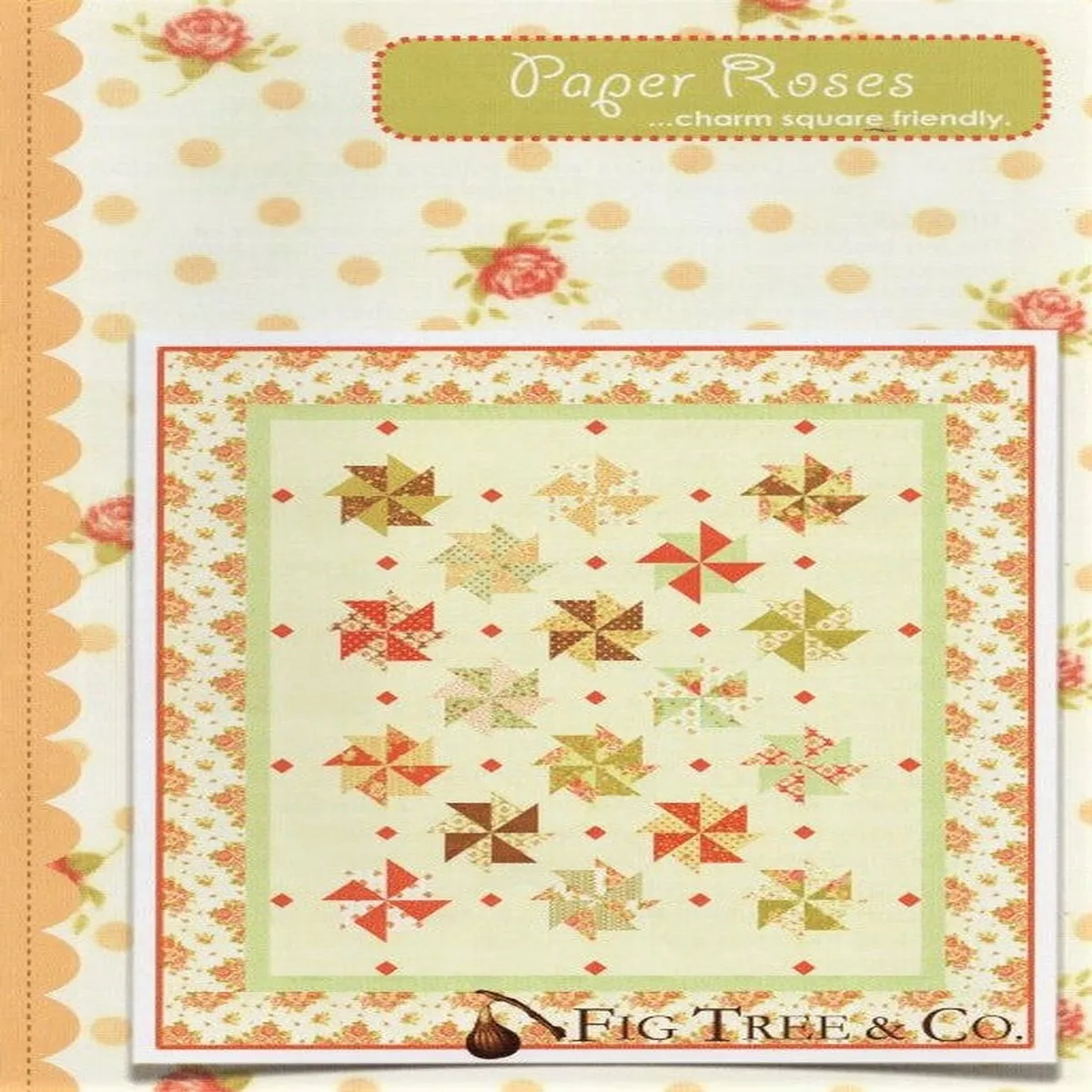 PAPER ROSES – Fig Tree & Co. Pattern FTQ #842