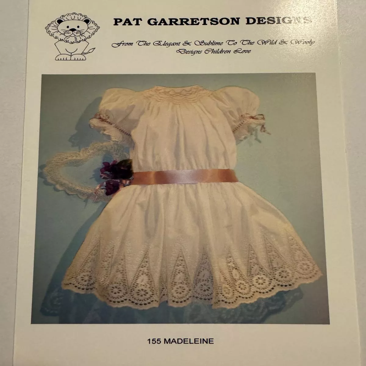 Pat Garretson Smocking Plates II – #155 MADELINE