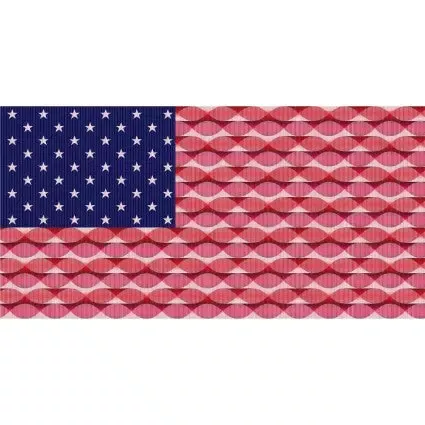 Patriotic Pop Flag - Panel