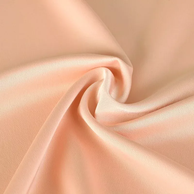 Peach Satin Fabric 98883