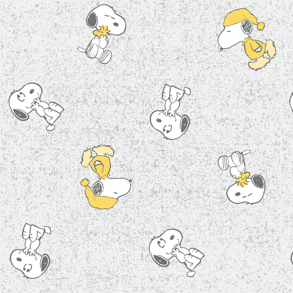Peanuts Snoopy Poses Toss Fabric