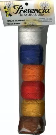 Pearl Cotton Size 8 Thread Sampler Pack - Sashiko Basic