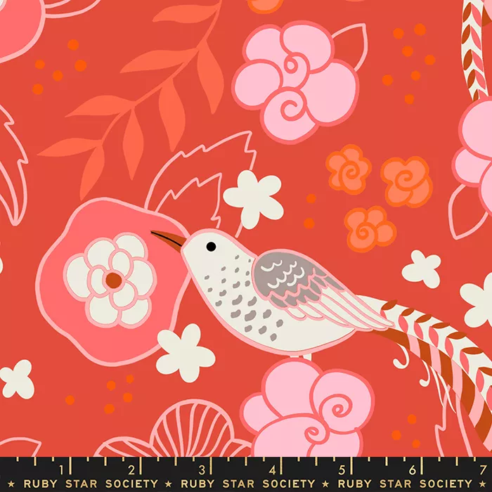 Pheasant/Red (Rayon): Purl (Sarah Watts)