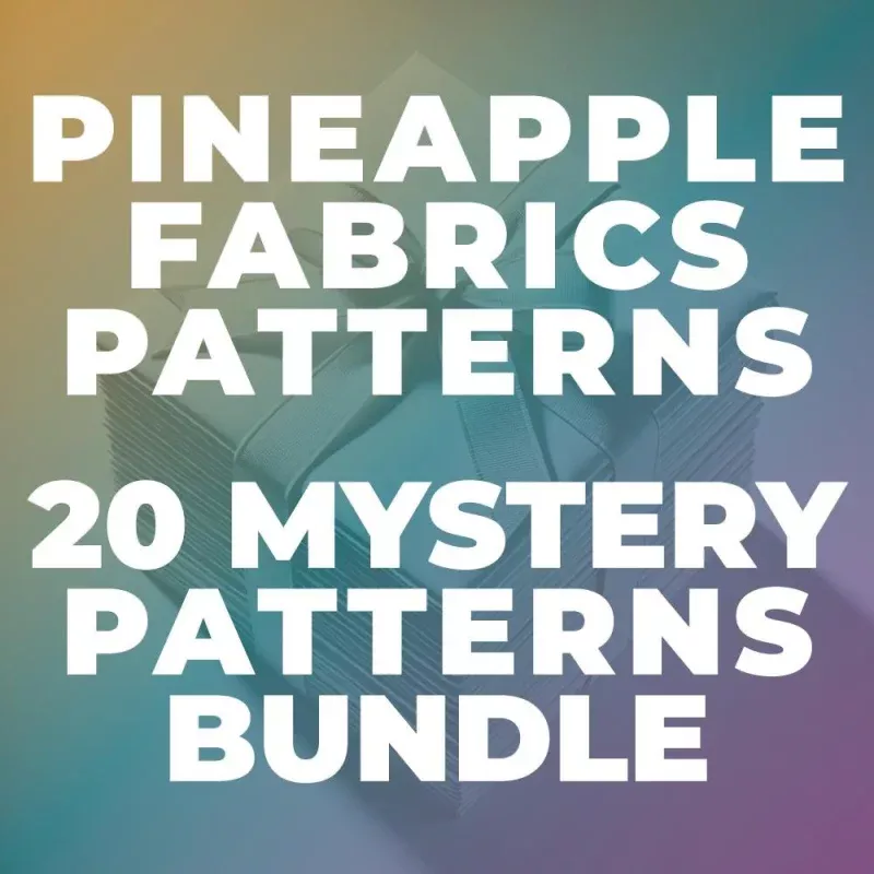 Pineapple Fabrics Patterns – Mystery 20 Pattern Bundle