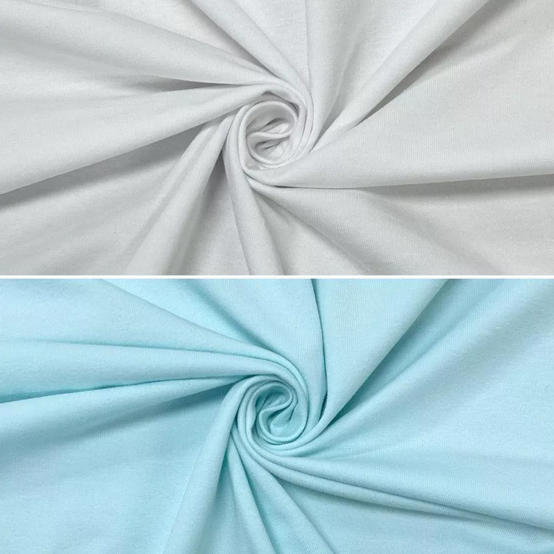 Plain Cotton Jersey Fabric – Full Bolt White