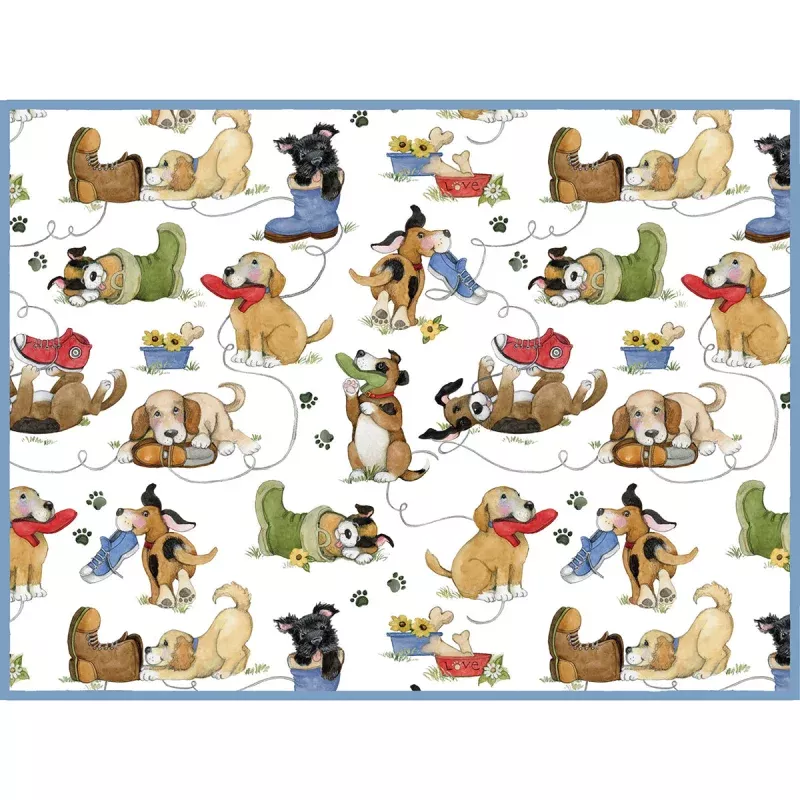 Playful Puppies Drying Mat R8252