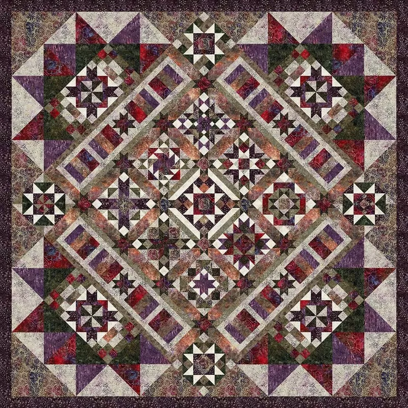 Plum Fusion Pattern by Wing and a Prayer Design - Pattern Only