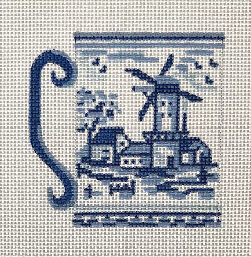 The Plum Stitchery – Delft Landscape 1