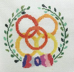 The Plum Stitchery – Five Golden Rings