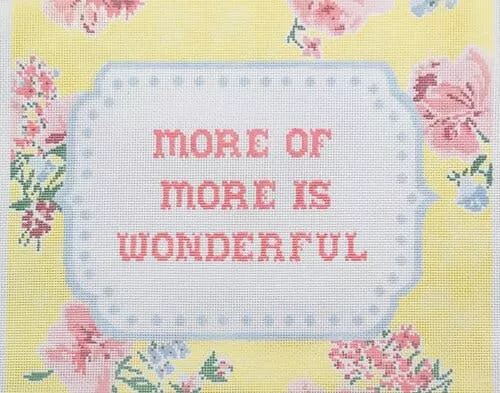 The Plum Stitchery – More of More is Wonderful