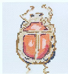 The Plum Stitchery – Scarab Collection – Coral