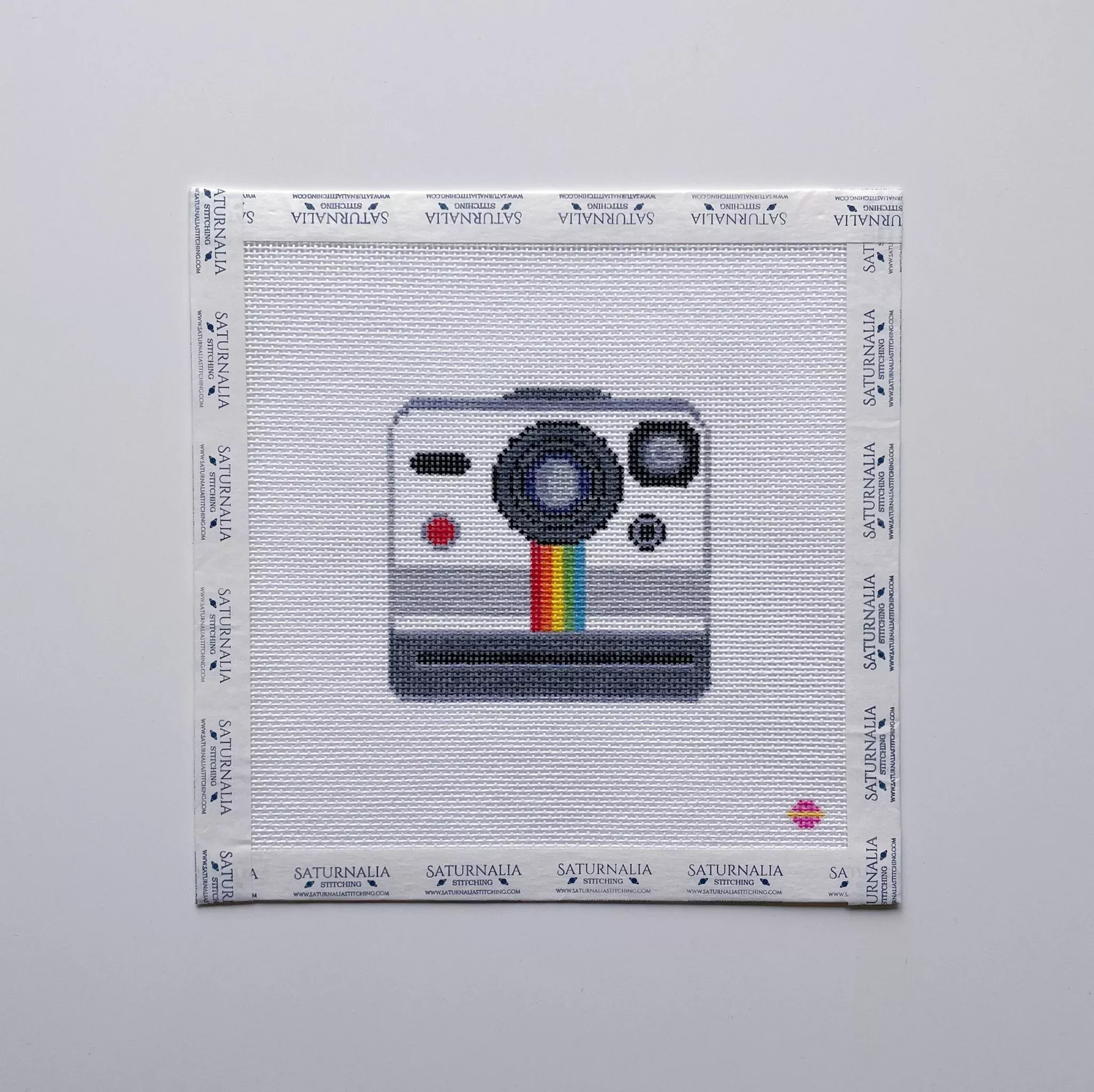 Polaroid Camera Canvas 18 mesh