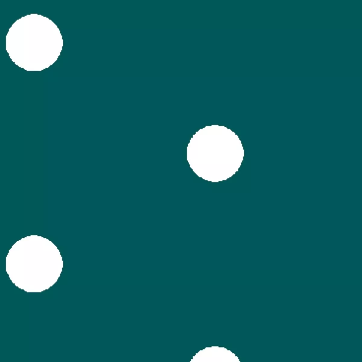 Polka Play, Dark Teal Fabric