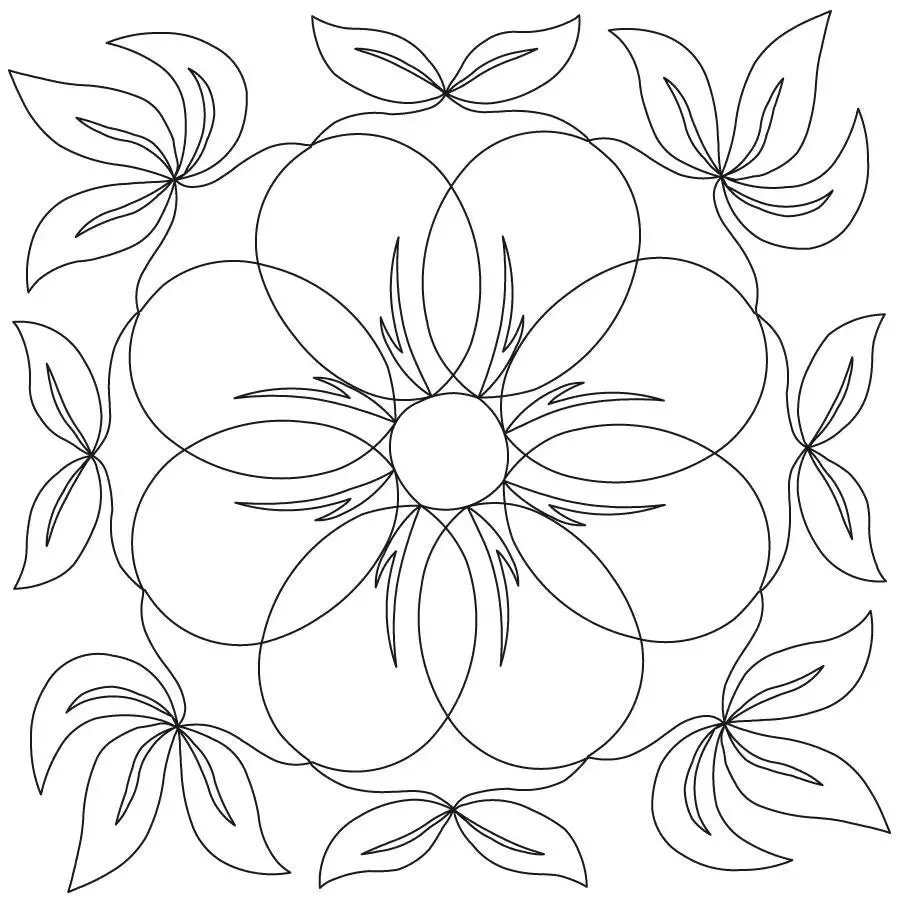 Posy 2 Block