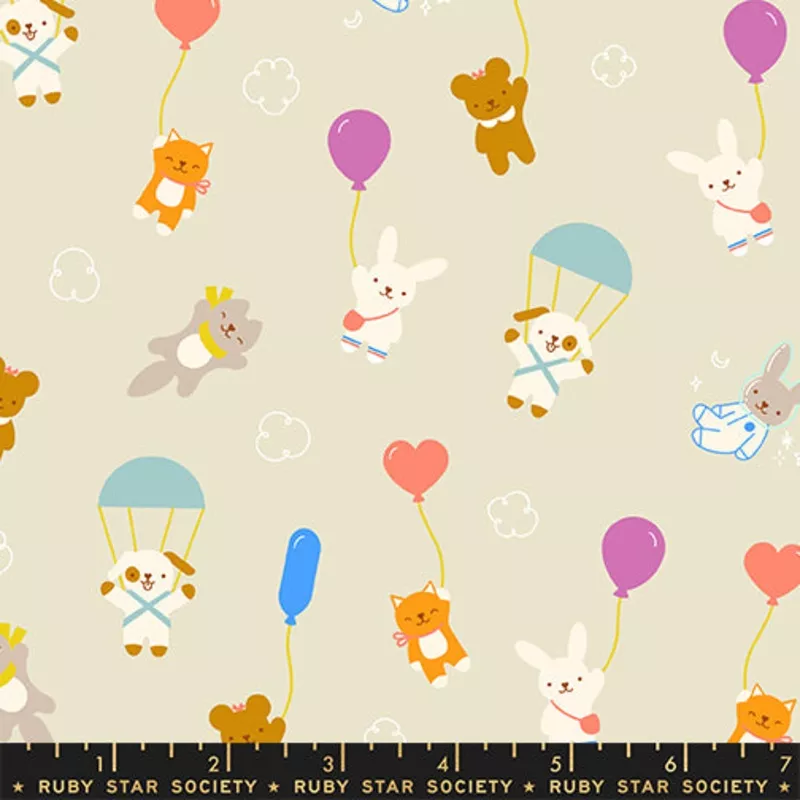 PREORDER Float Up Parchment Fabric by Ruby Star Society