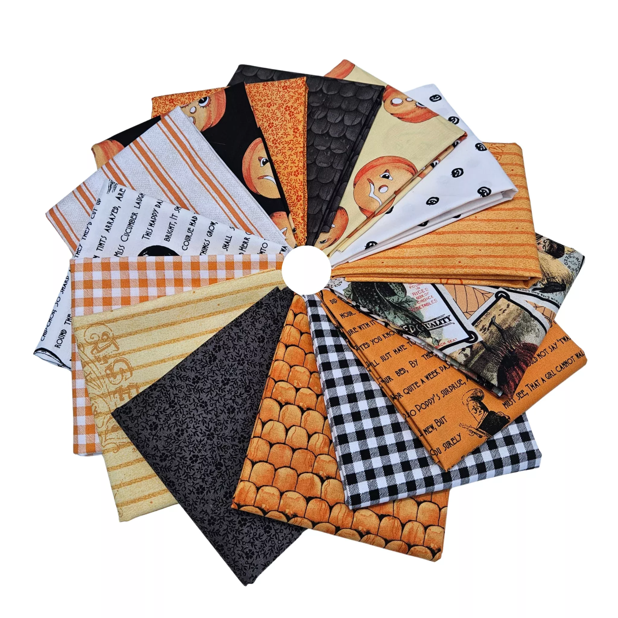 Pumpkin Patch 15pc Fat Quarter Bundle by J Wecker Frisch