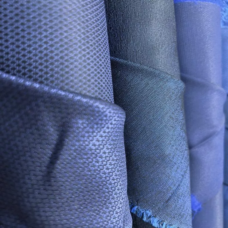 Purple Wool Blend Fabric