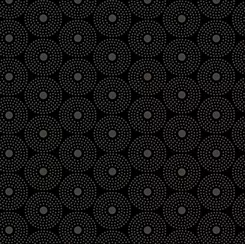 Quilting Illusions Circle Dot Black