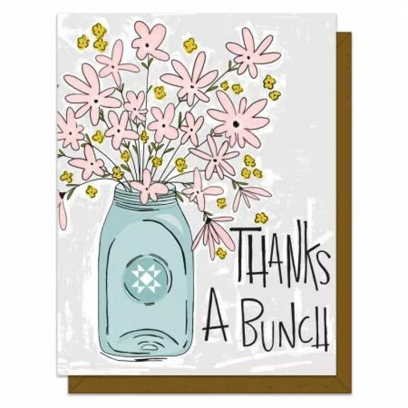Quilty CardThanks A Bunch