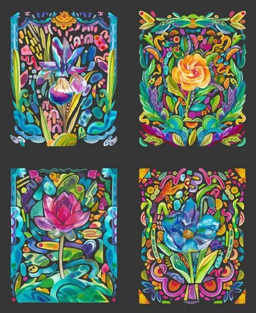 Radiant Panel Midnight fabric 21847 12