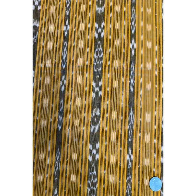 Radiant Yellow/Multicolor Cotton Ikat