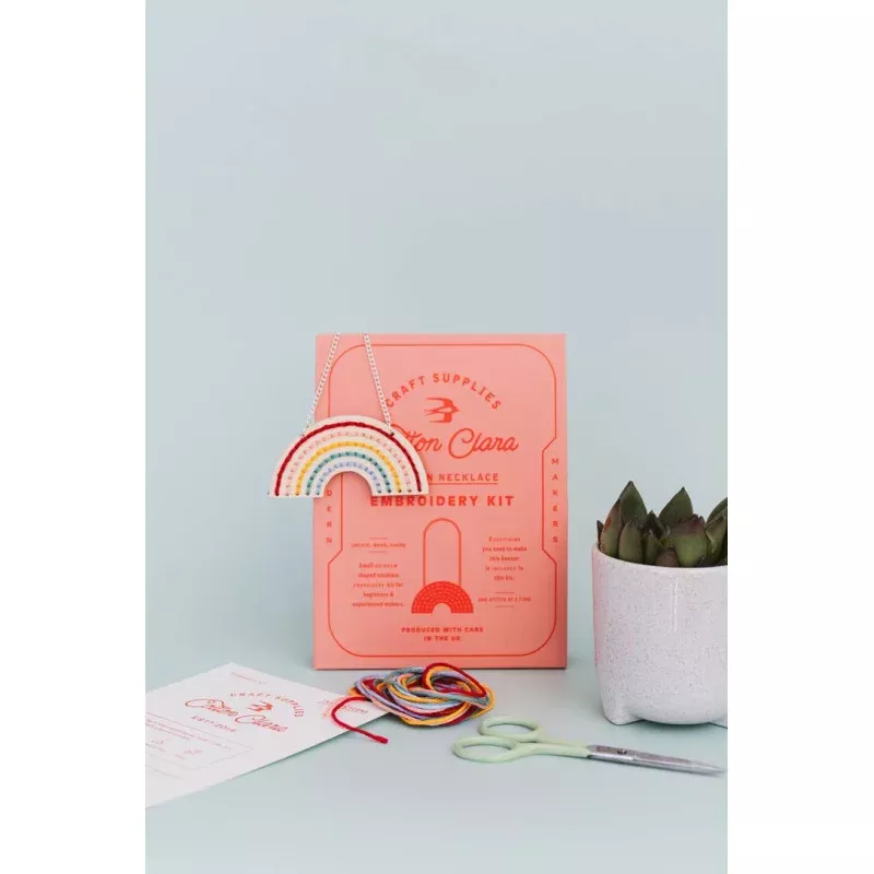 Rainbow Necklace Embroidery Board Kit