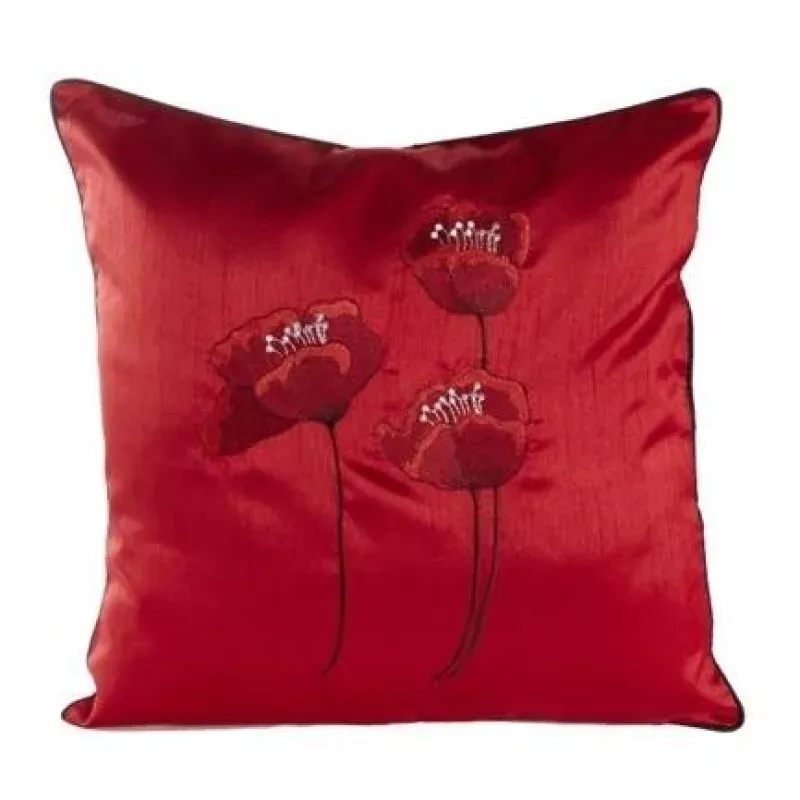 Red Poppy Cushion Covers