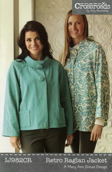 Retro Raglan Jacket pattern (Indygo Junction)