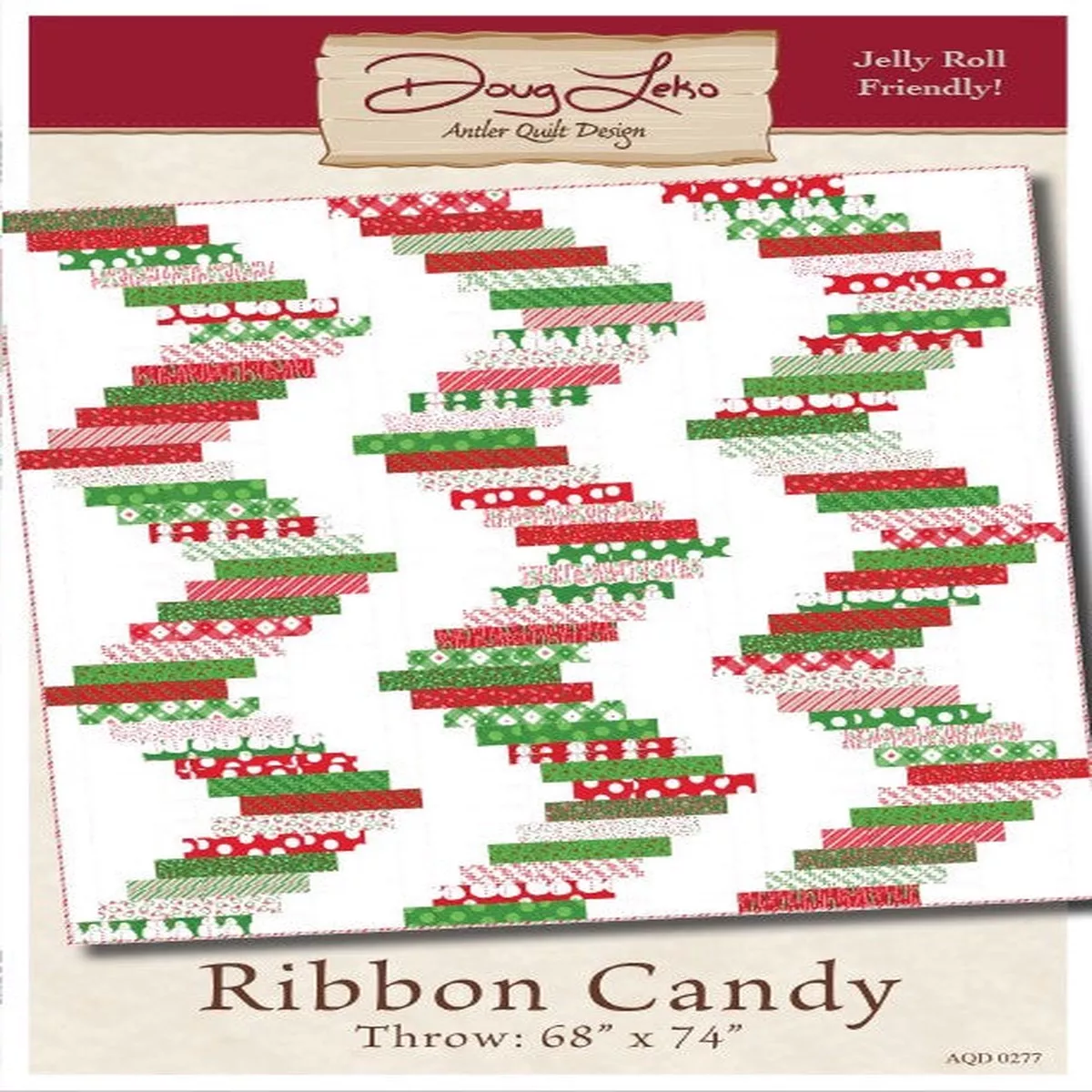 RIBBON CANDY – Antler Quilt Design Pattern AQD0277